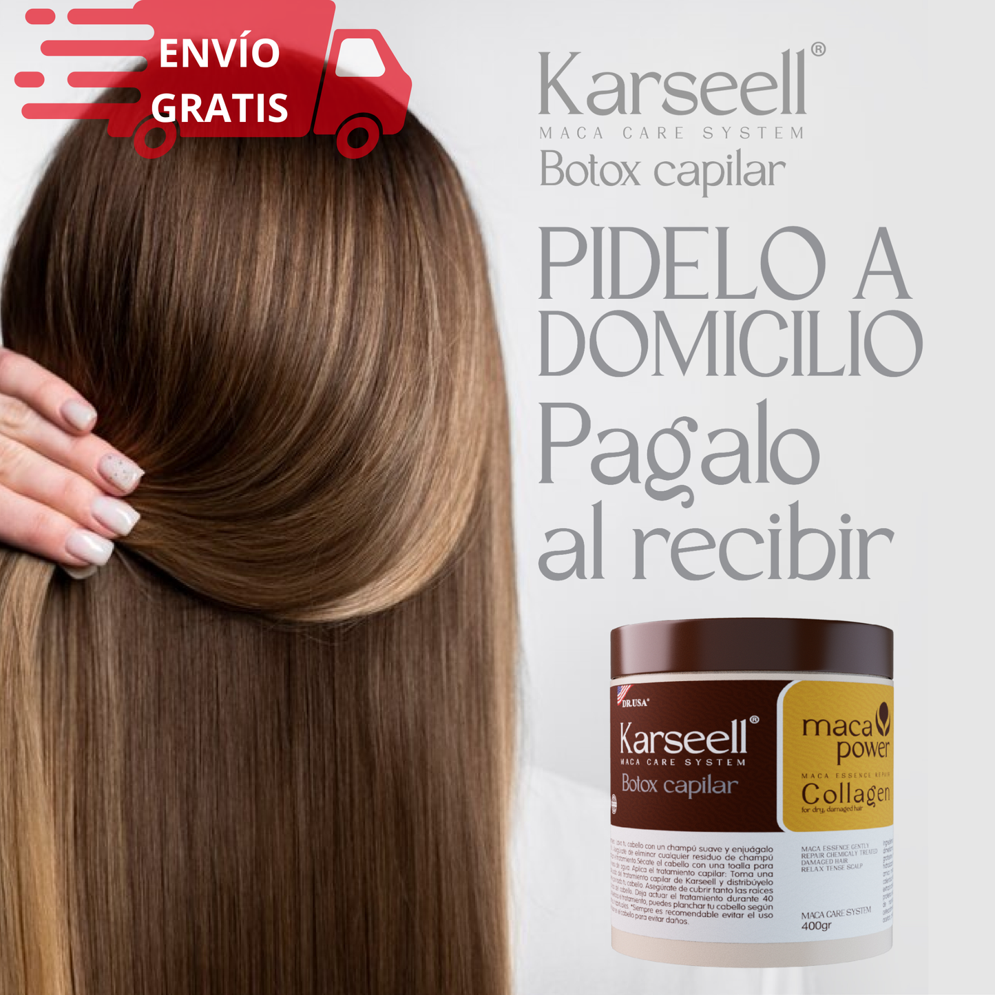 KARSEELL BOTOX CAPILAR - Un cabello de Salón, suave, brillante como siempre lo soñaste