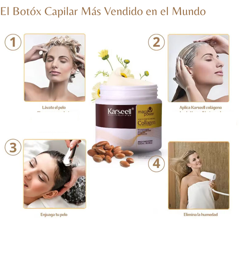 KARSEELL BOTOX CAPILAR - Un cabello de Salón, suave, brillante como siempre lo soñaste