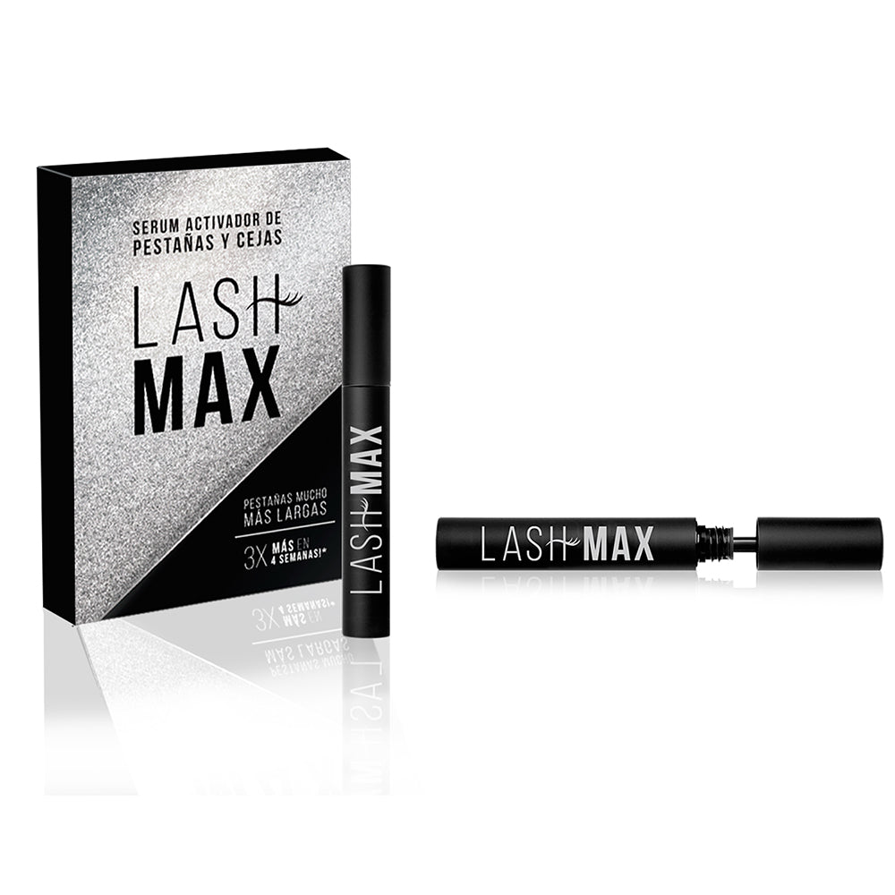 LashMax Serum Crecimiento Triplica tu Volumen de Pestañas y Cejas en 4 semanas