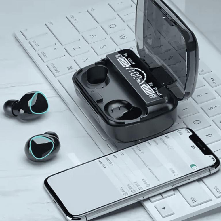 Audífonos M10 - Batería de Larga Duración, Cancelación de Ruido, Diseño Ergonómico y Resistente Al agua