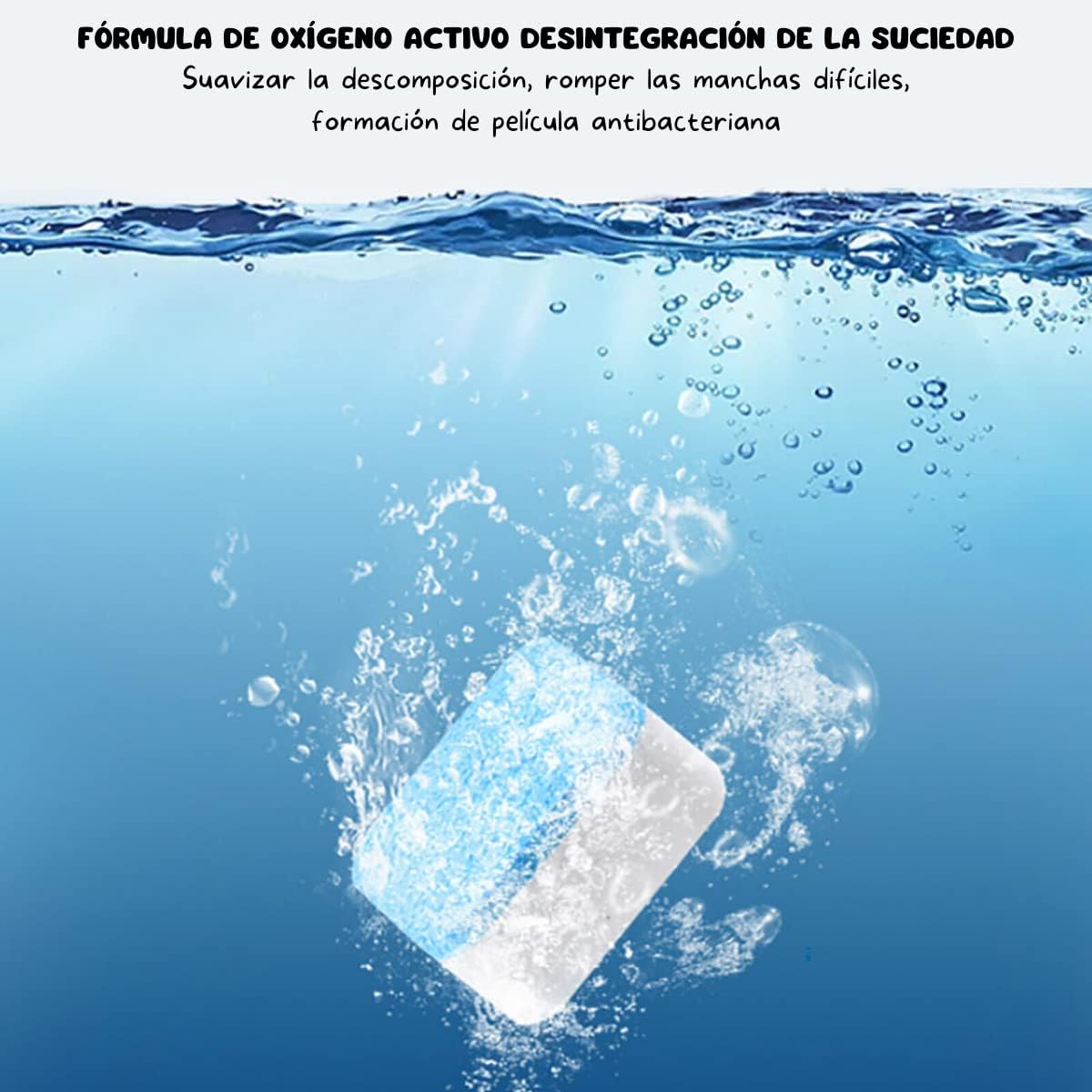 Pastillas Limpiadoras de Lavadora (12 Pastillas) - Adiós al Mal Olor en Tu Ropa