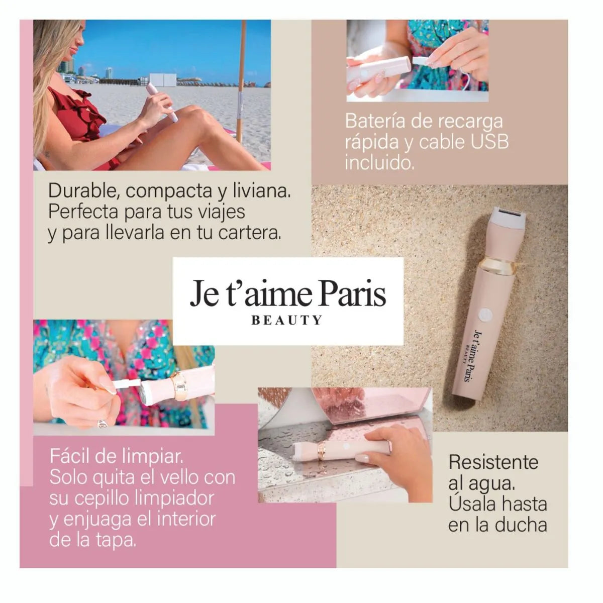 JE TAIME PARIS BEAUTY - ¡Libre de Vello, libre de Dolor y lista para Brillar!