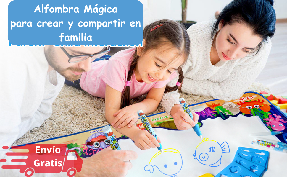 ALFOMBRA🖍️ PIZARRÓN MÁGICO DE AGUA MONTESSORI
