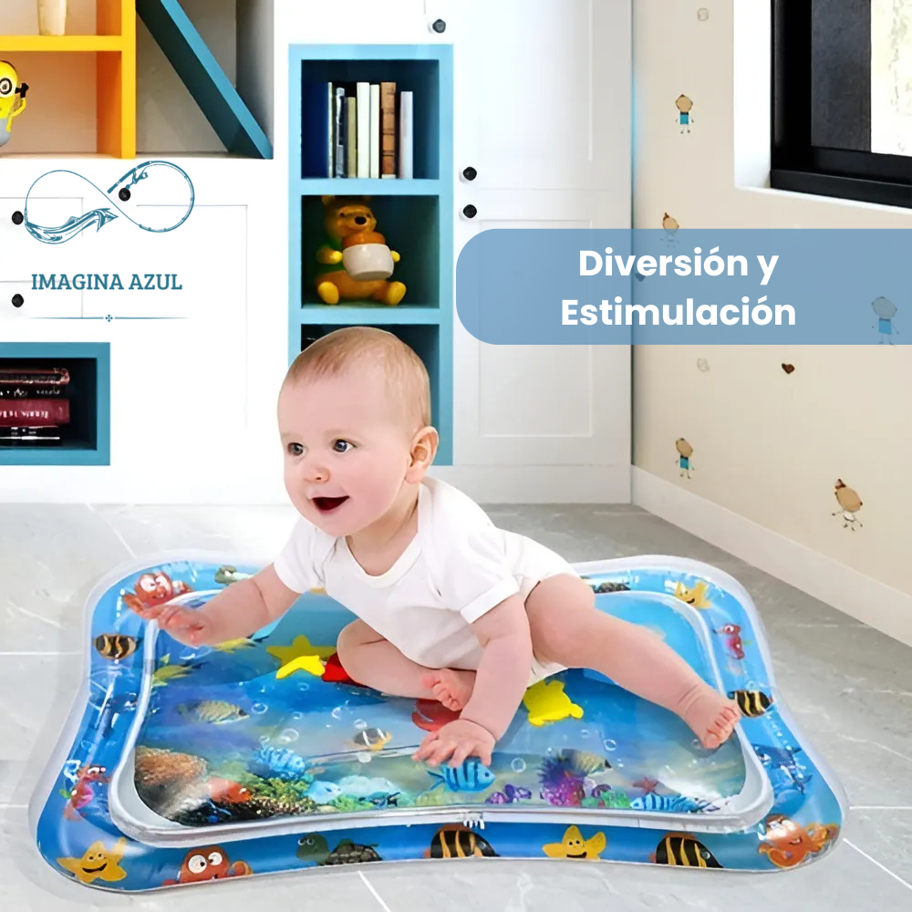 Alfombra de Agua Sensorial De Agua Para Bebés 🍼