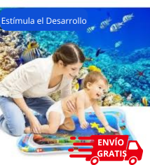 Alfombra de Agua Sensorial De Agua Para Bebés 🍼