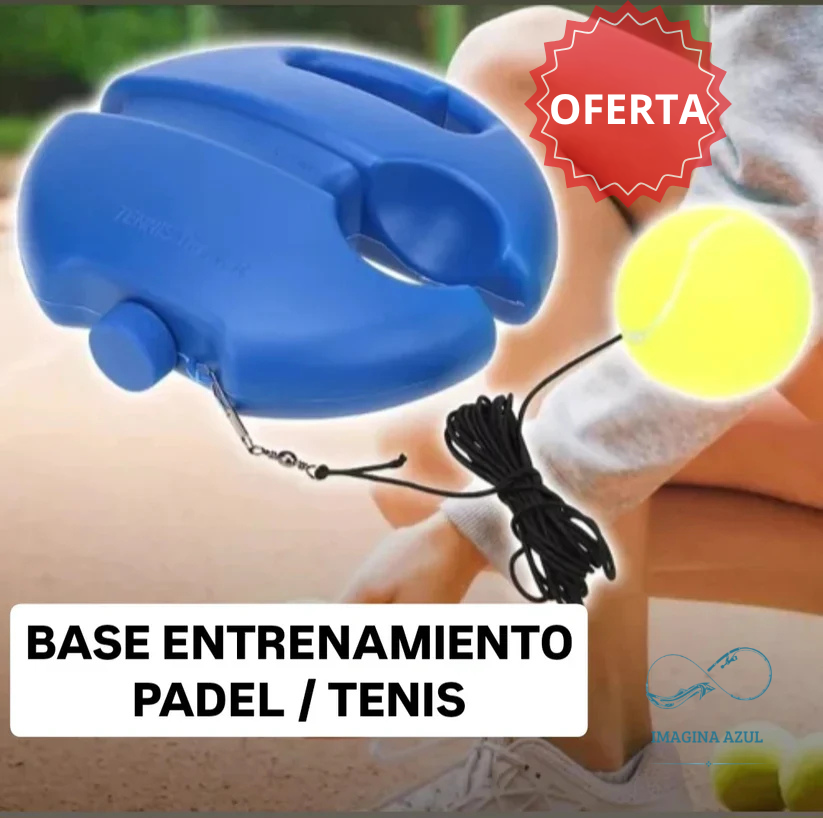 Entrenador de Tenis/Pádel Individual con Pelota de Rebote y Cuerda + Envío Gratis
