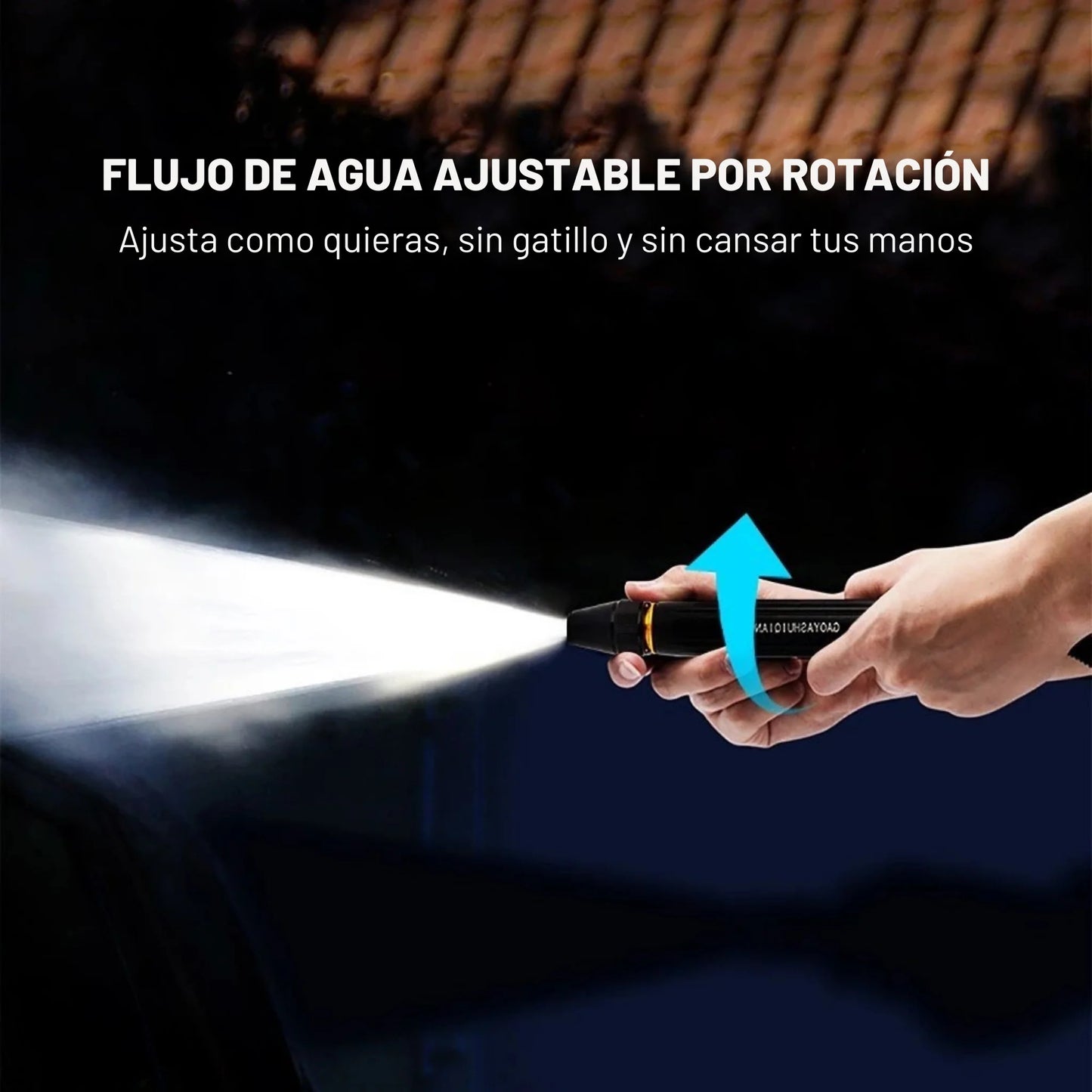 Pistola de Lavado - Convierte tu Manguera en un Hidrolavador Portátil (3 Jets Incluidos)