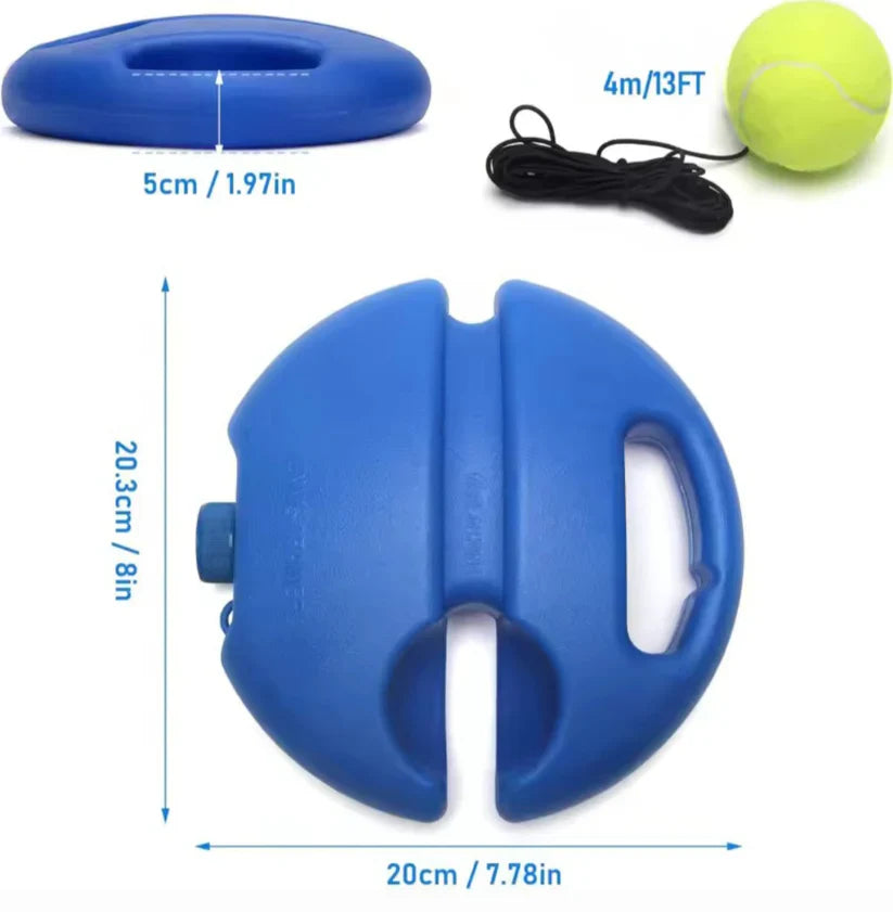 Entrenador de Tenis/Pádel Individual con Pelota de Rebote y Cuerda + Envío Gratis